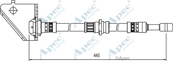 APEC BRAKING Тормозной шланг HOS4022